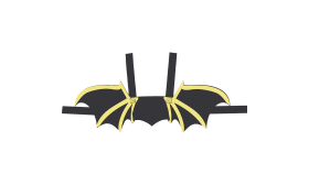 Psí Kostým Netopýří Křídla na Halloween