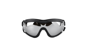 Sluneční brýle pro psy s UV ochranou, nastavitelnými popruhy, voděodolné, pro hlavu 36-56 cm, čelist 20-25 cm.