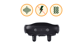 Obojek pro psa proti štěkání bez šoku s designem tlapky, nabíjitelný přes USB, voděodolný design, až 14 dní výdrže.