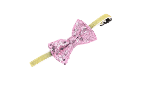 Třpytivý Párty Obojek s Motýlkem pro Kočky a malé Psy