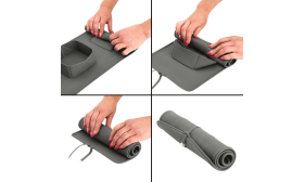 Skládací Cestovní Miska pro Psa - 1200ml Dvojitá skládací podložka na jídlo