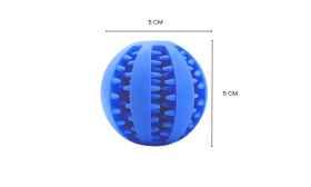 Interaktivní míček na pamlsky pro psy – gumová žvýkací hračka pro zábavu a trénink