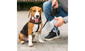 Skládací Láhev na Vodu pro Psy 550 ml - Cestovní Miska z Potravinářského Silikonu pro Domácí Mazlíčky