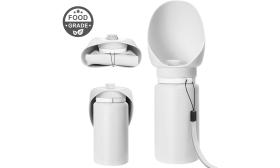 Skládací Láhev na Vodu pro Psy 550 ml - Cestovní Miska z Potravinářského Silikonu pro Domácí Mazlíčky