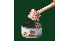 Lžíce na krmivo pro domácí mazlíčky s dlouhou rukojetí – silikonová špachtle na mokré krmivo pro psy a kočky