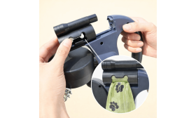 Zatahovací dvojité vodítko pro psy bez zamotání s LED světlem – 3 m dvojité vodítko pro dva psy